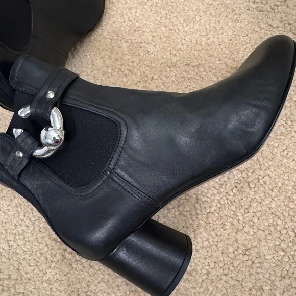 NEW‼️AGL Lisa Leather Boots, Black Sz. EU 39 US 9