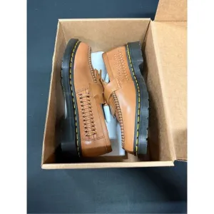 New Dr Martens Adrian Woven Tassel Kiltie Loafers British Tan