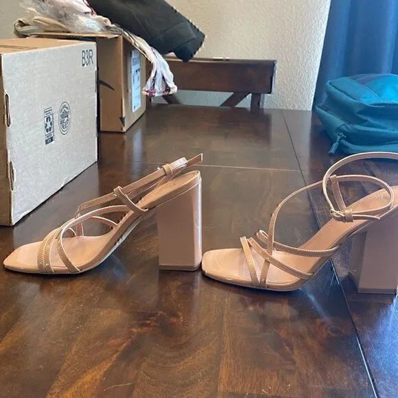 New! Marc Fisher LTD Edalyn Ankle Strap Sandals 7.5 M