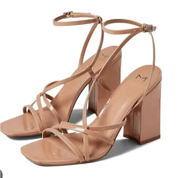 New! Marc Fisher LTD Edalyn Ankle Strap Sandals 7.5 M