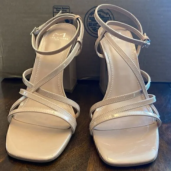 New! Marc Fisher LTD Edalyn Ankle Strap Sandals 7.5 M