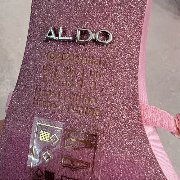 NIB ALDO Barbiemule sandals heels mules 6