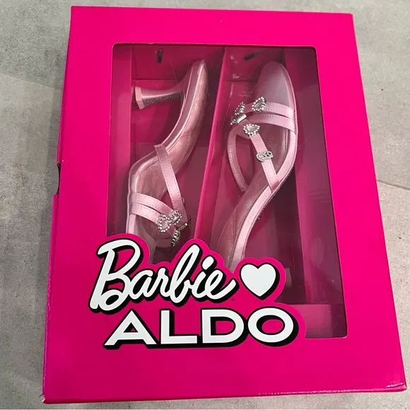 NIB ALDO Barbiemule sandals heels mules 6