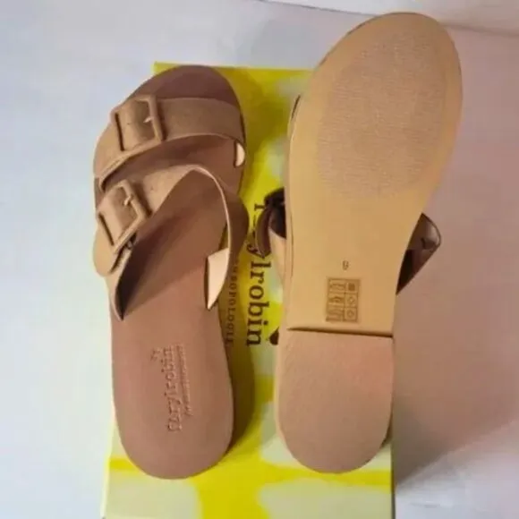 NIB Anthropologie x Farylrobin Kito Slide Sandals | 9