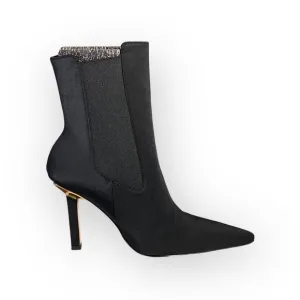 NIB Good American Pointed Toe Chelsea Bootie in  Neoprene Black  - Size 7.5