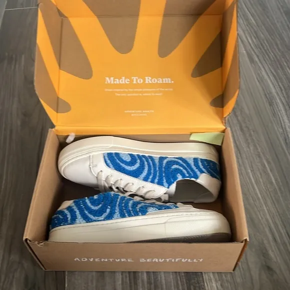NIB Soludos Ibiza Platform Psychedelic Spiral Sneakers