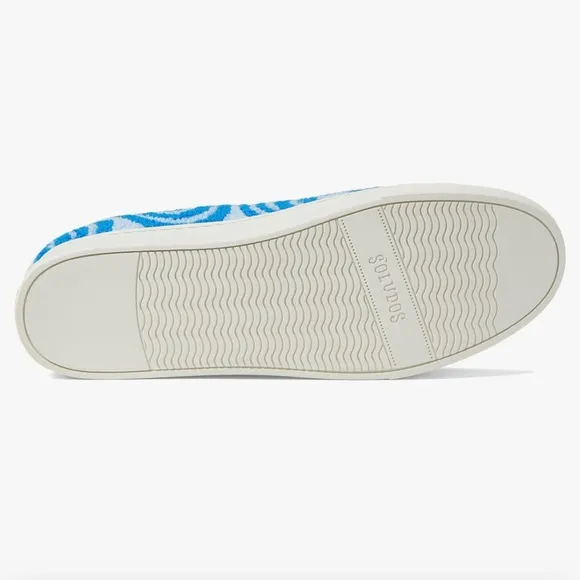 NIB Soludos Ibiza Platform Psychedelic Spiral Sneakers