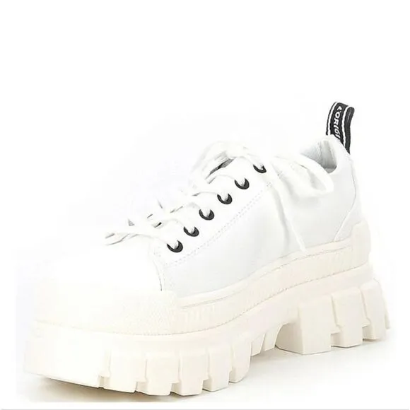 NIB Palladium Women's Revolt Lo TX Platform Lug Sole Sneakers
