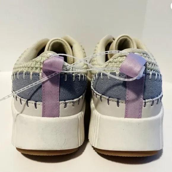 Nicole Miller New York Brita Women's Sneakers Beige Mist Platform Multicolor
