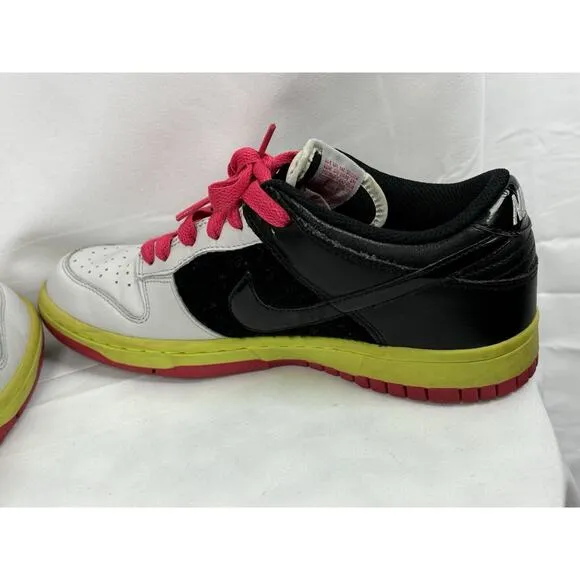Nike 317813-004 Dunk Low Womens 8.5 Leather Low Top Sneakers Shoes 2006