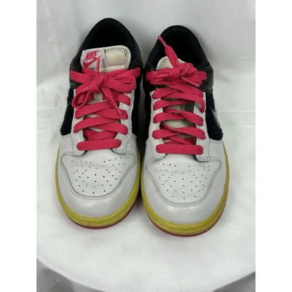 Nike 317813-004 Dunk Low Womens 8.5 Leather Low Top Sneakers Shoes 2006