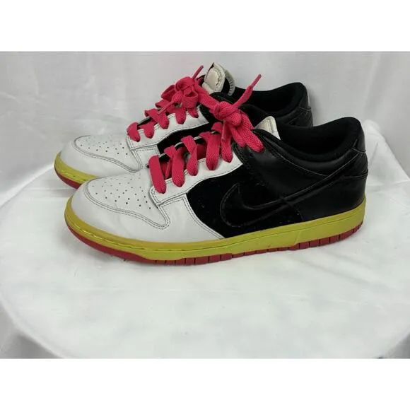 Nike 317813-004 Dunk Low Womens 8.5 Leather Low Top Sneakers Shoes 2006