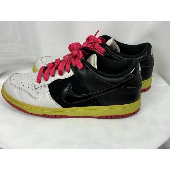 Nike 317813-004 Dunk Low Womens 8.5 Leather Low Top Sneakers Shoes 2006