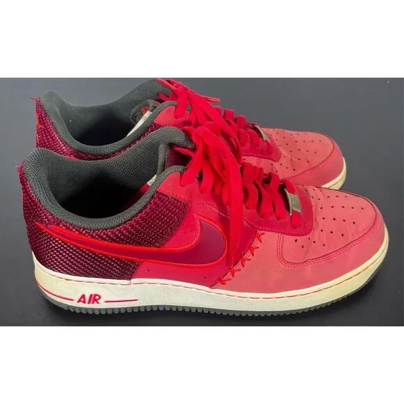 Nike AF1 pink fusion low top sneakers size 10
