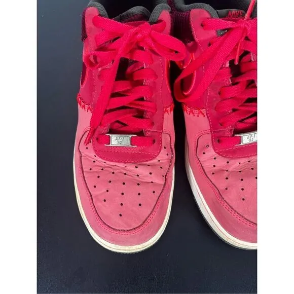 Nike AF1 pink fusion low top sneakers size 10