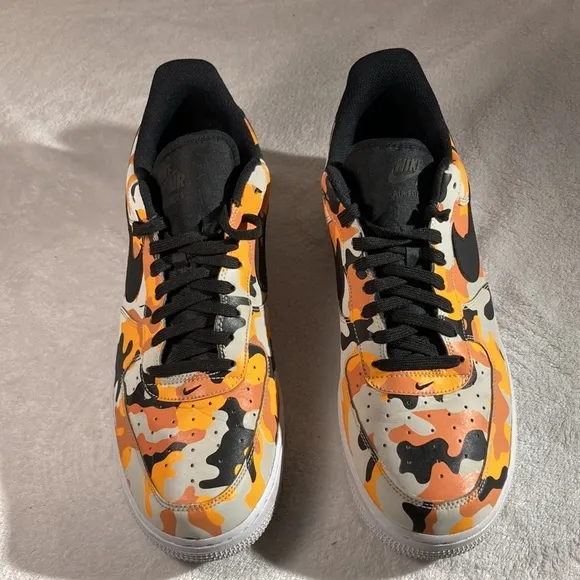 Nike Air Force 1 LV8 Orange Camouflage