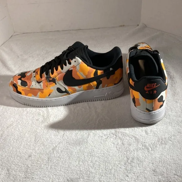 Nike Air Force 1 LV8 Orange Camouflage