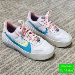 Nike Air Force 1 Platform pastel sneakers DZ5197-100 size 8