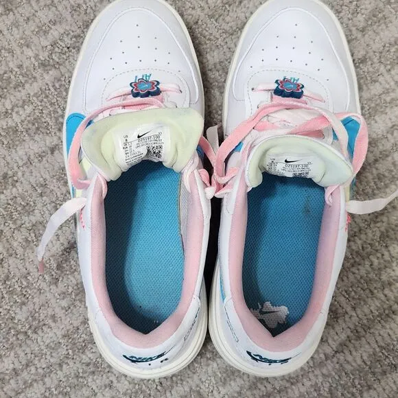 Nike Air Force 1 Platform pastel sneakers DZ5197-100 size 8