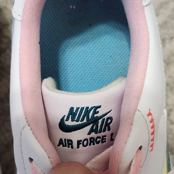 Nike Air Force 1 Platform pastel sneakers DZ5197-100 size 8