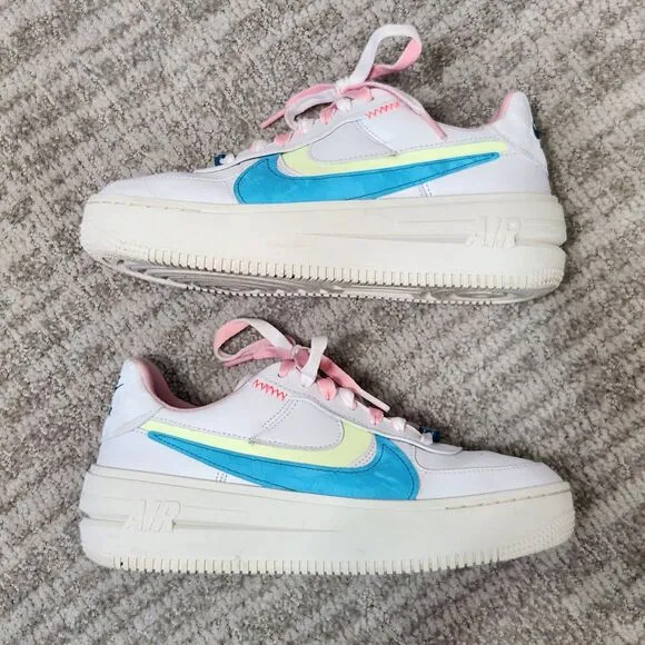 Nike Air Force 1 Platform pastel sneakers DZ5197-100 size 8