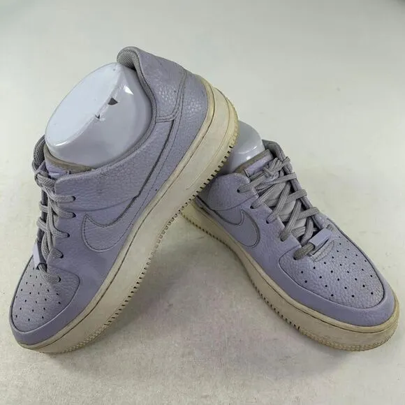 Nike Air Force 1 Sage Low Oxygen Purple Platform Sneakers US 8.5 AR5339-500 Shoe