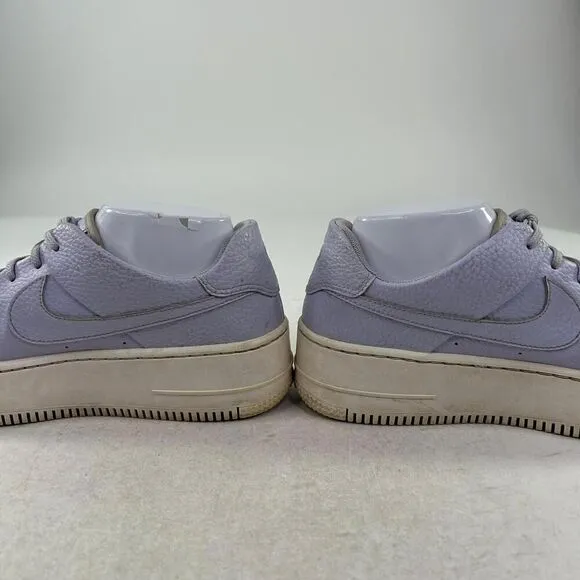 Nike Air Force 1 Sage Low Oxygen Purple Platform Sneakers US 8.5 AR5339-500 Shoe