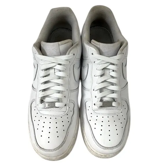Nike Air Force 1 White Low Top Lace Up Sneakers Men’s 10.5