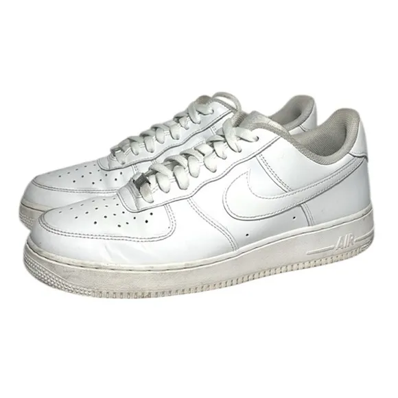 Nike Air Force 1 White Low Top Lace Up Sneakers Men’s 10.5