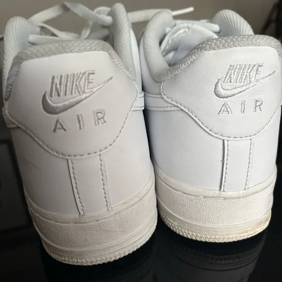 Nike Air Force 1 White Low Top Men's Classic AF1 Sneakers Size 11.5
