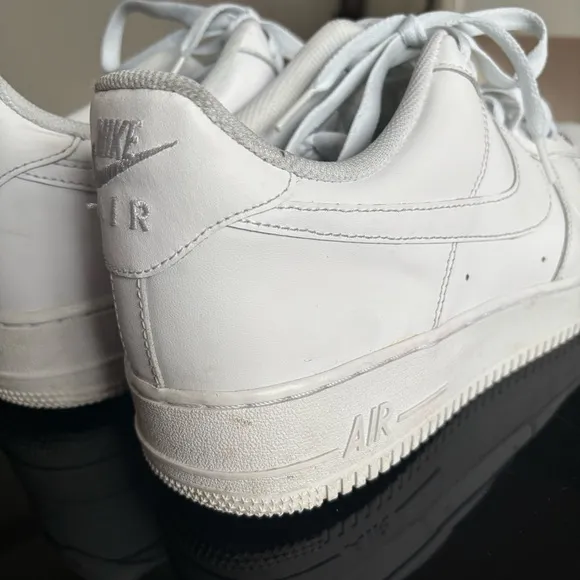 Nike Air Force 1 White Low Top Men's Classic AF1 Sneakers Size 12