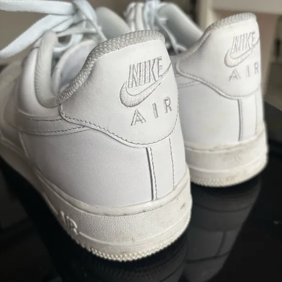 Nike Air Force 1 White Low Top Men's Classic AF1 Sneakers Size 12