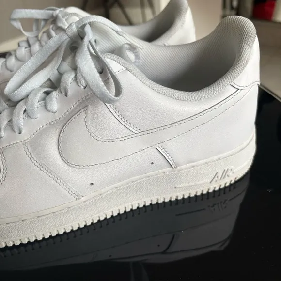 Nike Air Force 1 White Low Top Men's Classic AF1 Sneakers Size 12