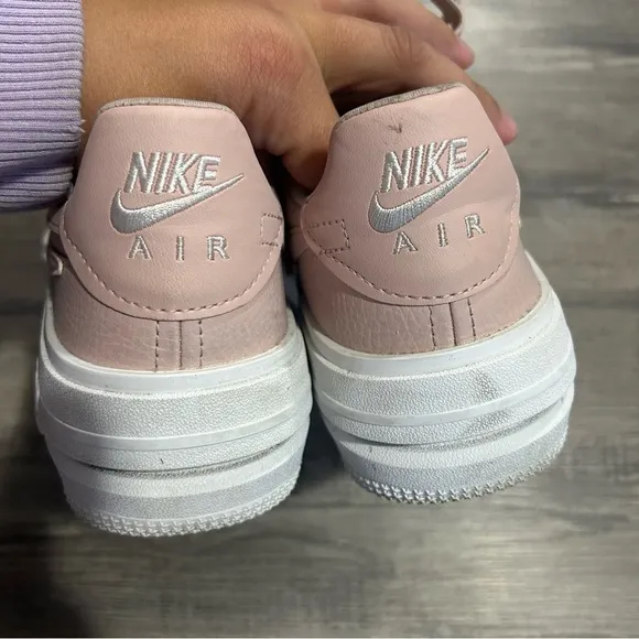 Nike Air Force A1 PLT.AF.ORM Blush Pink Platform Sneakers