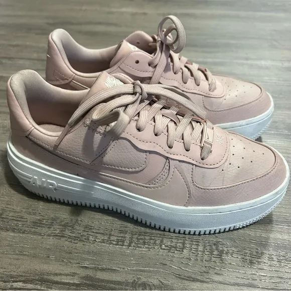 Nike Air Force A1 PLT.AF.ORM Blush Pink Platform Sneakers