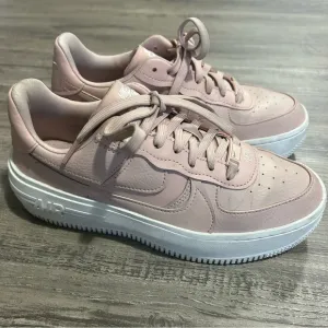 Nike Air Force A1 PLT.AF.ORM Blush Pink Platform Sneakers