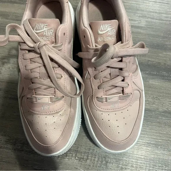 Nike Air Force A1 PLT.AF.ORM Blush Pink Platform Sneakers