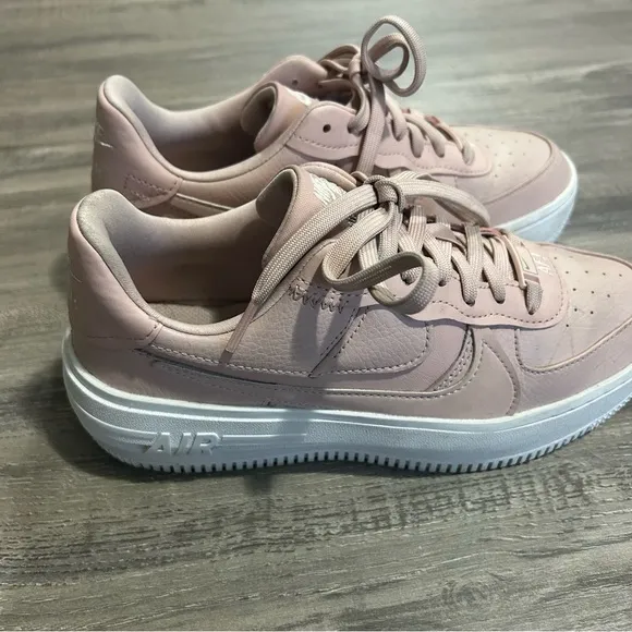 Nike Air Force A1 PLT.AF.ORM Blush Pink Platform Sneakers