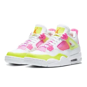 Nike Air Jordan 4 Retro “Lemon Venom” Low Top Sneakers.