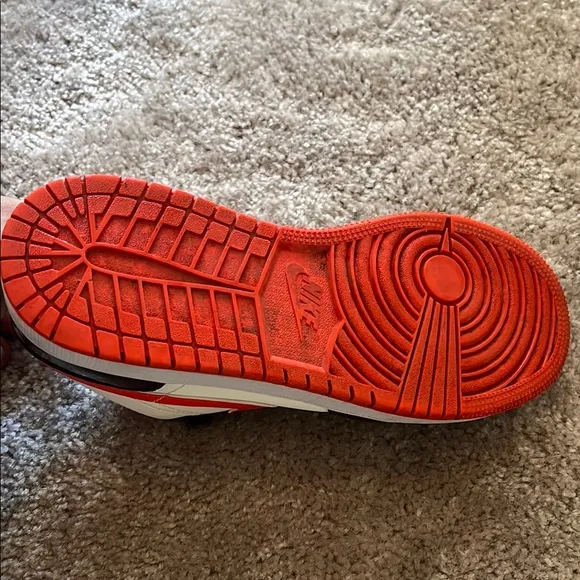 Nike Air Jordan Low Black and Orange Sneakers