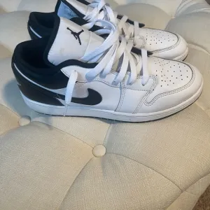 Nike Air Jordan Low White and Black Sneakers