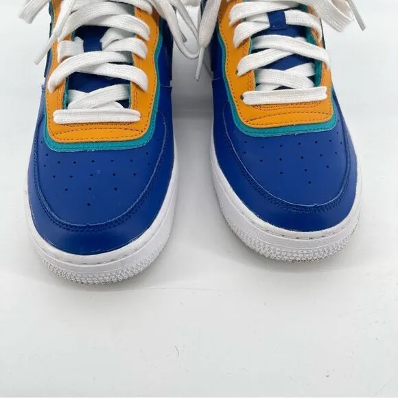 Nike Air Force 1 Low LV8 GS Double Layered Indigo Force BV1084-400 Sneakers 7Y