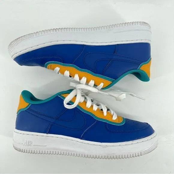 Nike Air Force 1 Low LV8 GS Double Layered Indigo Force BV1084-400 Sneakers 7Y