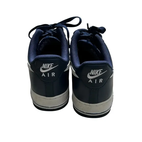 Nike Airforce 1 Low Midnight Navy &amp; White 2016 Leather Men’s Size 9.5 Sneakers.