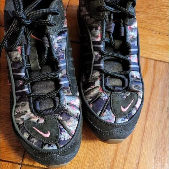 Nike Air Max 98 camo floral low-top sneakers