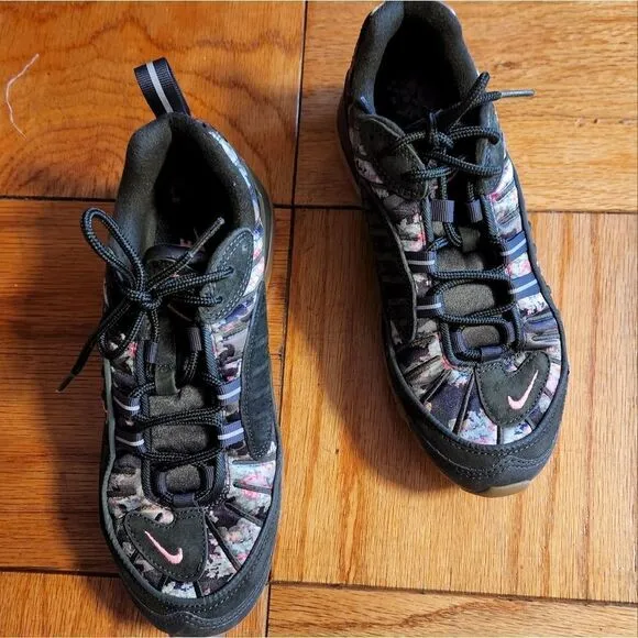 Nike Air Max 98 camo floral low-top sneakers