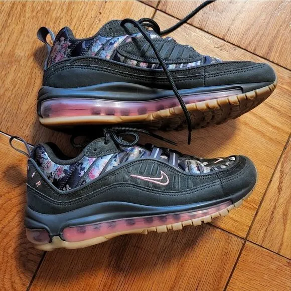 Nike Air Max 98 camo floral low-top sneakers