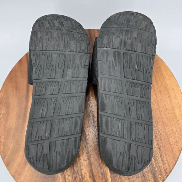 Nike Benassi Solarsoft Slides Men's 13 Black Anthracite Gray Slip On Sandals