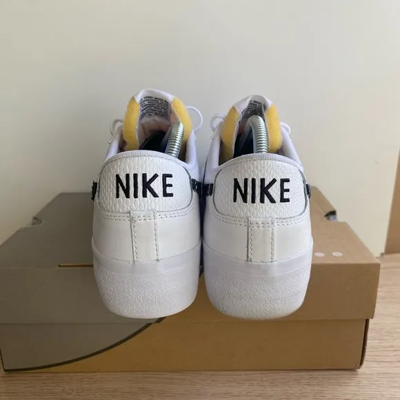 Nike Blazer Low Platform White/Black Snakeskin Women Sneakers- SZ 11