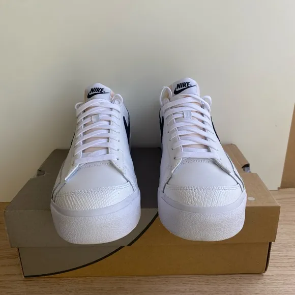 Nike Blazer Low Platform White/Black Snakeskin Women Sneakers- SZ 11